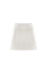 Vestiaire D'un Oiseau Libre Women's White Cashmere Mini Skirt In White