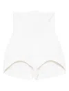 Vestiaire D'un Oiseau Libre Corset Shorts In White