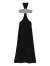 Vestiaire D'un Oiseau Libre Evangeline Embellished Cut-out Maxi Dress In Black