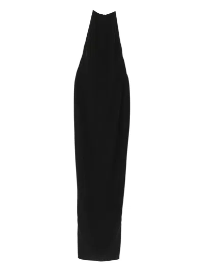 Vestiaire D'un Oiseau Libre Halter-necklace Dress In Black
