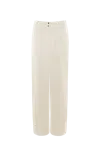 Vestiaire D'un Oiseau Libre Low Waist Trousers In White
