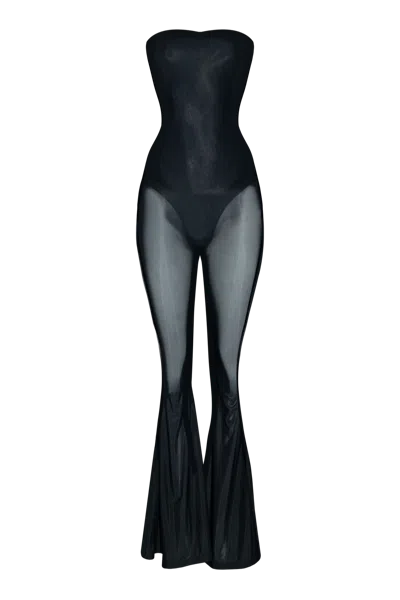 Vestiaire D'un Oiseau Libre Lycra Flared Jumpsuit