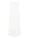 Vestiaire D'un Oiseau Libre Off-the-shoulder Cape Dress In White