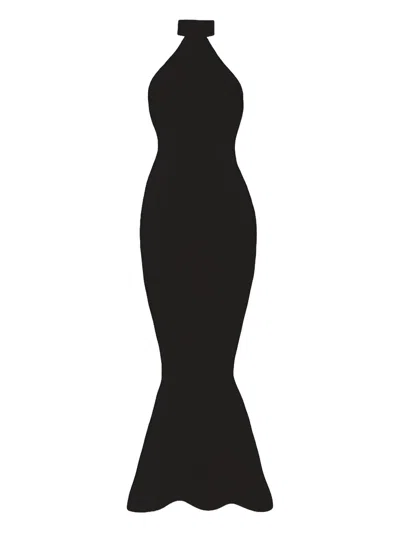 VESTIAIRE D'UN OISEAU LIBRE OPEN-BACK MIDI DRESS