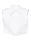 Vestiaire D'un Oiseau Libre Point-collar Shirt In White