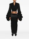 Vestiaire D'un Oiseau Libre Puffed-sleeve Jacket In Black