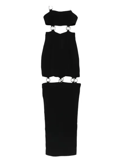 Vestiaire D'un Oiseau Libre Ring-detail Sleeveless Dress In Black