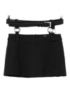 Vestiaire D'un Oiseau Libre Ring Mini Skirt In Black