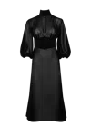 Vestiaire D'un Oiseau Libre Women's Black Sheer Corset Dress