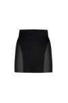Vestiaire D'un Oiseau Libre Sheer Side Skirt In Black