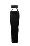 Vestiaire D'un Oiseau Libre Silk Suspender Skirt In White