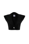 Vestiaire D'un Oiseau Libre Sleeveless Cropped Jacket In White