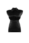 Vestiaire D'un Oiseau Libre Sleeveless Silk Mini Dress In White