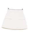 Vestiaire D'un Oiseau Libre Sugar Mini Skirt In Neutral
