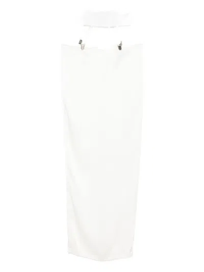 VESTIAIRE D'UN OISEAU LIBRE SUSPENDER SILK SKIRT