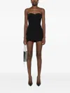Vestiaire D'un Oiseau Libre Sweetheart-neckline Dress In Black