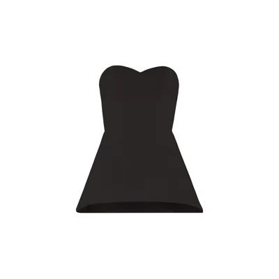 Vestiaire D'un Oiseau Libre Women's Black Corset Mini Dress