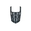 Vestiaire D'un Oiseau Libre Women's Black Lace Corset