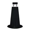 Vestiaire D'un Oiseau Libre Women's Black Maxi Suspender Skirt