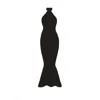 Vestiaire D'un Oiseau Libre Women's Black Open Back Midi Dress In Black