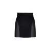 Vestiaire D'un Oiseau Libre Sheer Side Skirt In Black