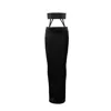 Vestiaire D'un Oiseau Libre Silk Suspender Skirt In Black