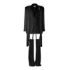 Vestiaire D'un Oiseau Libre Women's Black Suspender Jumpsuit In Black