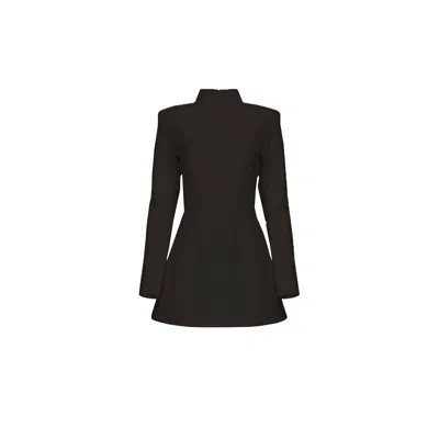 Vestiaire D'un Oiseau Libre Women's Black Wool Mini Dress