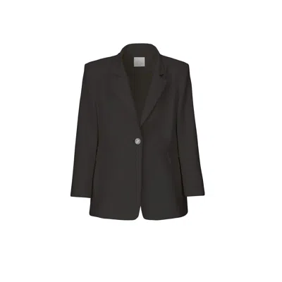 Vestiaire D'un Oiseau Libre Women's Black Wool Oversized Jacket