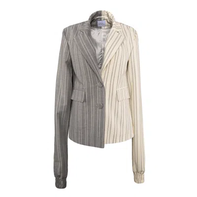 Vestiaire D'un Oiseau Libre Women's Grey Blend Jacket