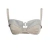 Vestiaire D'un Oiseau Libre Women's Neutrals Alpaca Wool Ring Top In Beige/gray