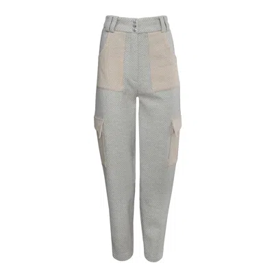 Vestiaire D'un Oiseau Libre Women's Neutrals Alpaca Wool Trousers