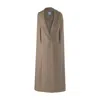 Vestiaire D'un Oiseau Libre Women's Neutrals Beige Cashmere Blend Cape In Beige
