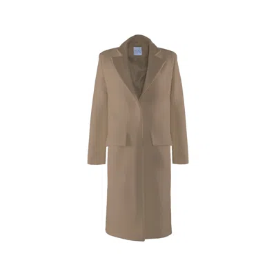 Vestiaire D'un Oiseau Libre Women's Neutrals Beige Cashmere Coat