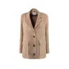 Vestiaire D'un Oiseau Libre Women's Neutrals Camelhair Jacket In Beige