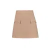 Vestiaire D'un Oiseau Libre Women's Neutrals Camelhair Skirt In Beige