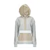 Vestiaire D'un Oiseau Libre Women's Neutrals Lightweight Hoodie In Black/gray/white