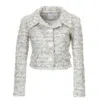 Vestiaire D'un Oiseau Libre Women's Neutrals Porcelain Buttons Tweed Jacket