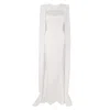 Vestiaire D'un Oiseau Libre Women's White Cape Gown In White
