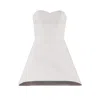 Vestiaire D'un Oiseau Libre Women's White Corset Mini Dress In White