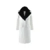 Vestiaire D'un Oiseau Libre Women's White Fur Trimmed Cashmere Coat In White