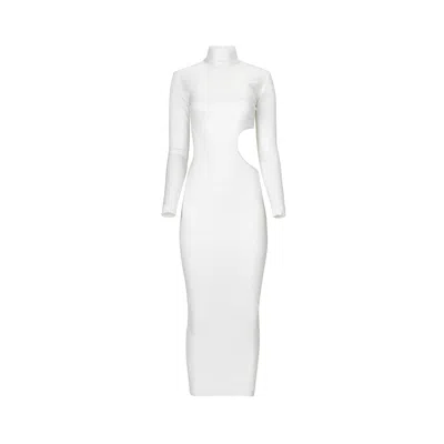 Vestiaire D'un Oiseau Libre Women's White Guilty Cut-out Dress
