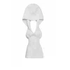 Vestiaire D'un Oiseau Libre Women's White Hooded Corset Mini Dress In White