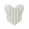 Vestiaire D'un Oiseau Libre Women's White Merino Corset In White