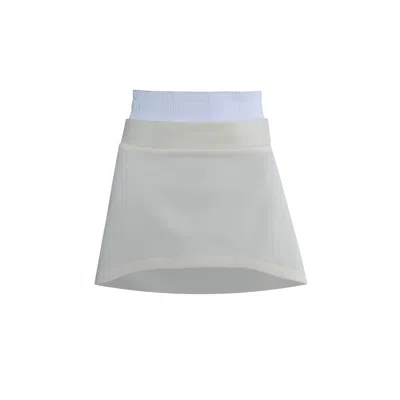 Vestiaire D'un Oiseau Libre Women's White Mini Skirt