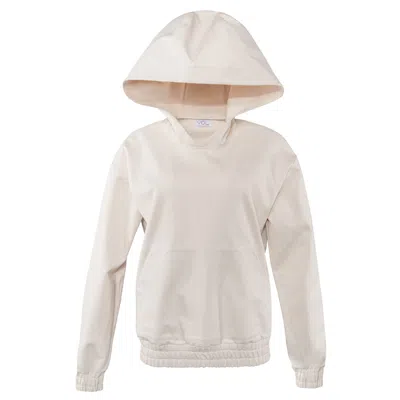 Vestiaire D'un Oiseau Libre Women's White / Neutrals Denim Hoodie