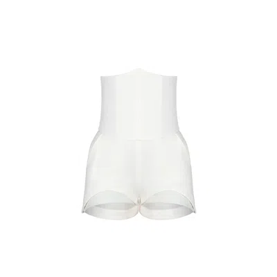 Vestiaire D'un Oiseau Libre Women's White Pearl Corset Trousers