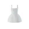 Vestiaire D'un Oiseau Libre Structured Cashmere Dress In White