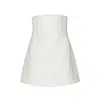 Vestiaire D'un Oiseau Libre Women's White Wool High Waisted Skirt In White