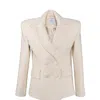 Vestiaire D'un Oiseau Libre Women's White Wool Jacket In White
